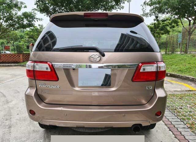 2011 TOYOTA FORTUNER full