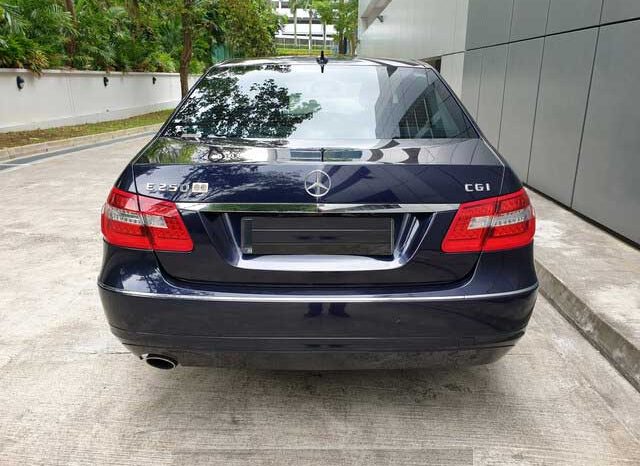 2010 MERCEDES-BENZ E-CLASS E250CGI 1.8 AVANTGARDE full