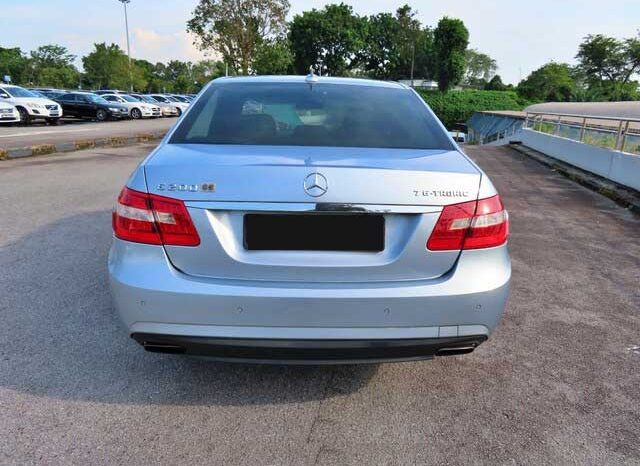 2013 MERCEDES-BENZ E-CLASS E 200 BLUEEFFICIENCY full