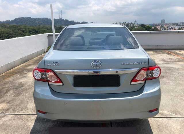 2011 TOYOTA COROLLA ALTIS full